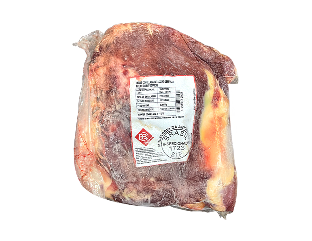 ACÉM BOVINO CONGELADO BOI BRASIL 8 KG (CX 25 KG)